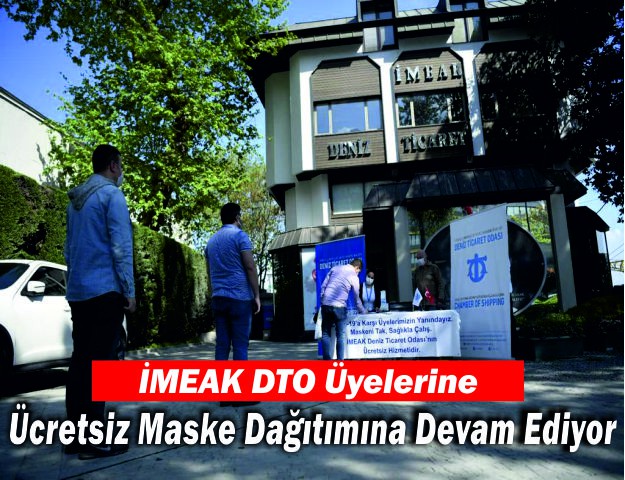 İMEAK DTO Üyelerine Ücretsiz Maske Dağıtımına Devam Ediyor