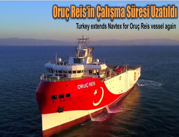 Oruç Reis'in Çalışma Süresi Uzatıldı