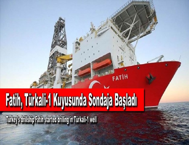 Fatih, Türkali-1 Kuyusunda Sondaja Başladı