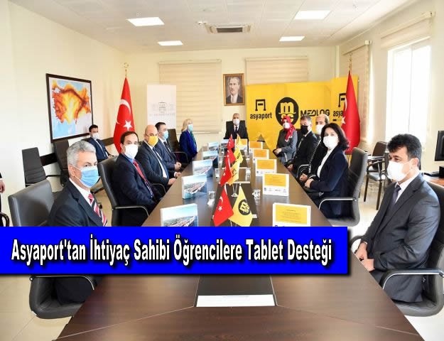 Asyaport'tan İhtiyaç Sahibi Öğrencilere Tablet Desteği