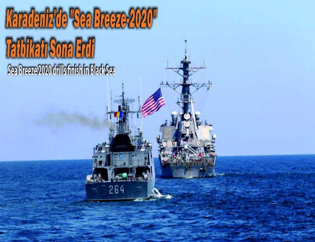 Karadeniz'de "Sea Breeze-2020" Tatbikatı Sona Erdi