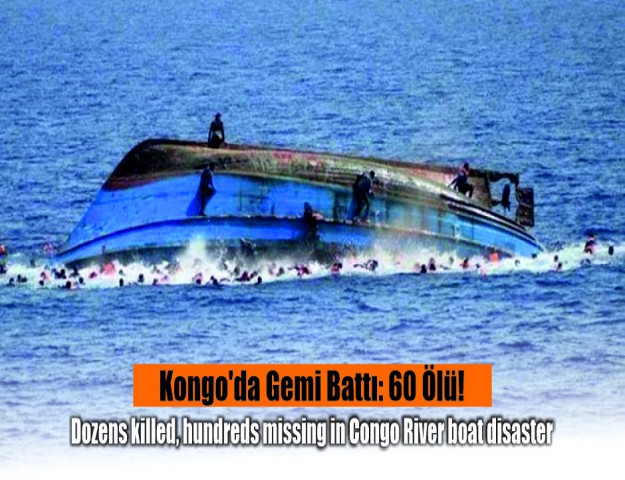 Kongo'da Gemi Battı: 60 Ölü!
