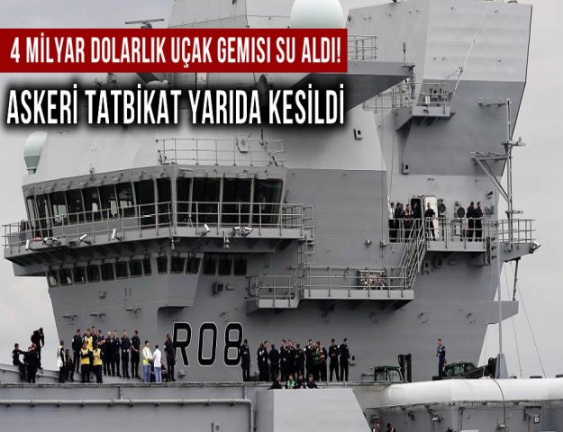 4 Milyar Dolarlık Uçak Gemisi Su Aldı! Askeri Tatbikat Yarıda Kesildi