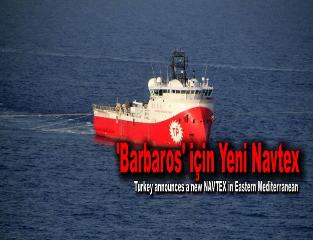'Barbaros' için Yeni Navtex