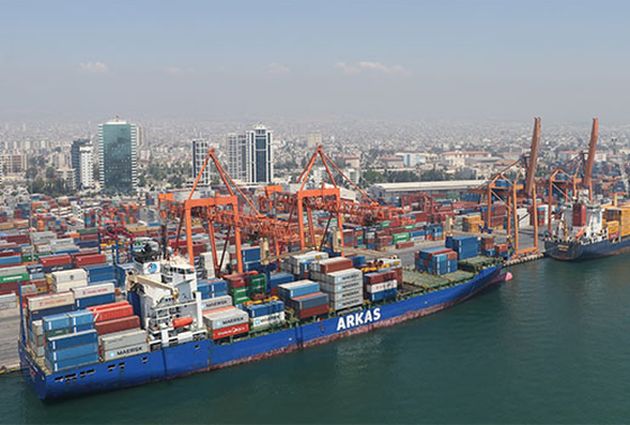 Mersin Limanı'nda yük trafiği 20,2 milyon tona yükseldi