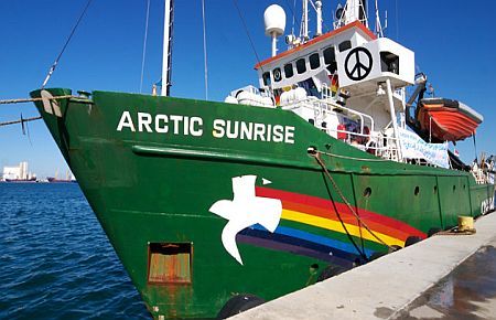 Rus'ya da Greenpeace gemisine operasyon