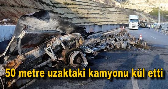 Söndürme Çalışması Sırasında Patladı