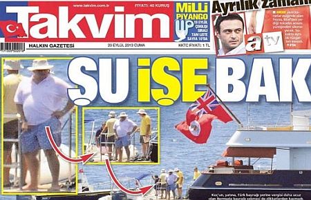 Takvim fena Vurdu. Mustafa Koç denize İşedi