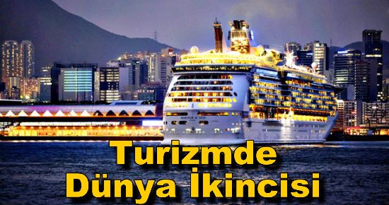 Turizmde Dünya İkincisi
