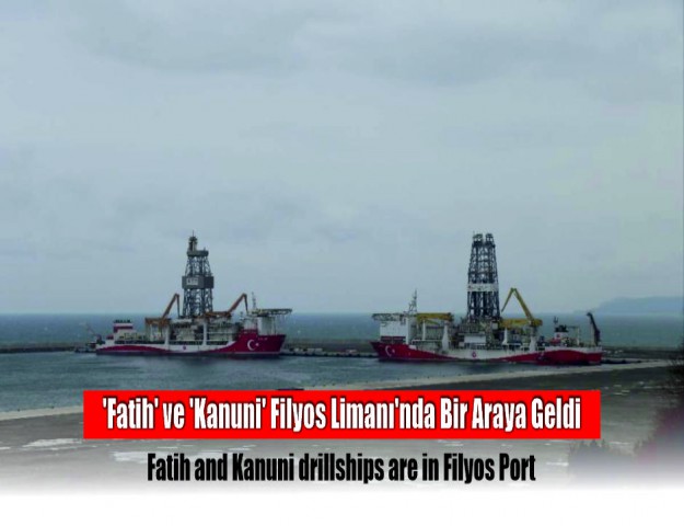 'Fatih' ve 'Kanuni' Filyos Limanı'nda Bir Araya Geldi