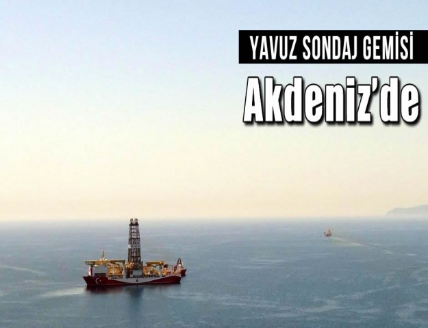 Yavuz sondaj gemisi Akdeniz’de