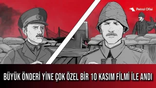 BÜYÜK ÖNDERİ YİNE ÇOK ÖZEL BİR 10 KASIM FİLMİ İLE ANDI