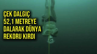 Çek Dalgıç 52,1 Metreye Dalarak Dünya Rekoru Kırdı