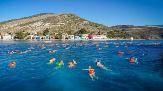 Yüzme yarışlarının ’Formula 1’i Kaş’ta sona erdi