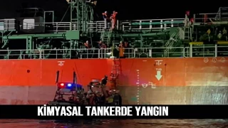 Kimyasal Tankerde Yangın