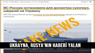 Şükrü Okan gemisini durdurma haberi Ukrayna'ya göre Rus yalanı