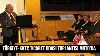 Türkiye-KKTC Ticaret Odası toplantısı Mersin MDTO'da