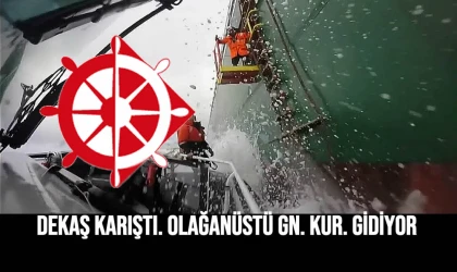 Dekaş karıştı. Olağanüstü gen. kur. 13 Ağustos'da
