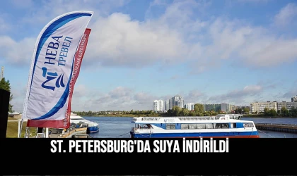St. Petersburg'da suya indirildi