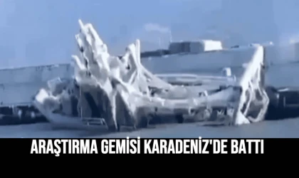 Araştırma Gemisi Karadeniz'de Battı