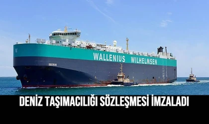Deniz Taşımacılığı Sözleşmesi İmzaladı