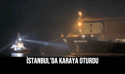 İstanbul'da Karaya Oturdu