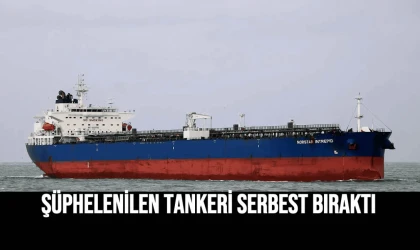 Şüphelenilen Tankeri Serbest Bıraktı