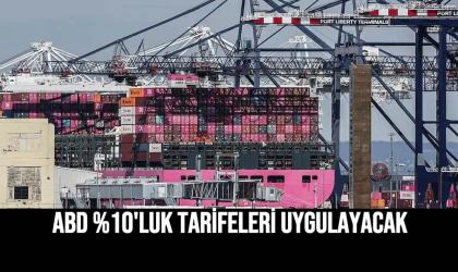 ABD %10'luk Tarifelerini Uygulayacak