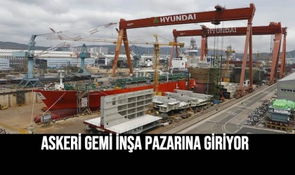 Askeri Gemi İnşa Pazarına Giriyor