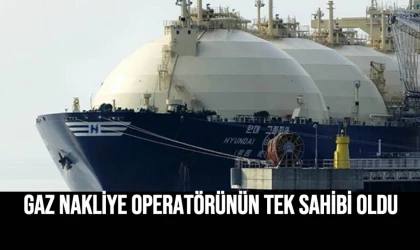 Gaz Nakliye Operatörünün Tek Sahibi Oldu