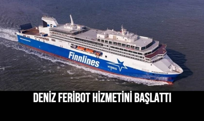 Deniz Feribot Hizmetini Başlattı