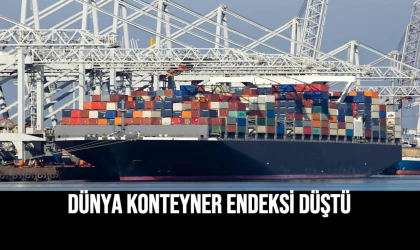 Dünya Konteyner Endeksi Düştü