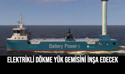 Elektrikli Dökme Yük Gemisini İnşa Edecek