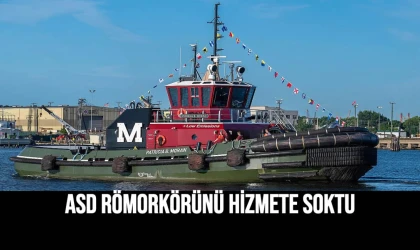 ASD Römorkörünü Hizmete Soktu