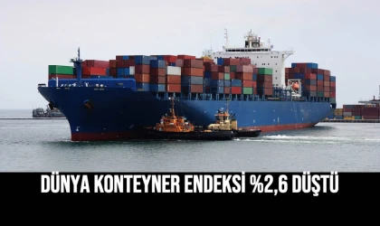 Dünya Konteyner Endeksi %2,6 Düştü