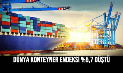 Dünya Konteyner Endeksi %5,7 Düştü