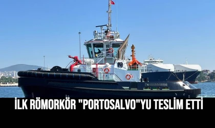 ilk Römorkör "Portosalvo"yu Teslim Etti