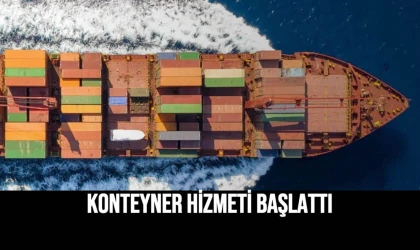 Konteyner Hizmeti Başlattı