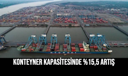 Konteyner Kapasitesinde %15,5 Artış