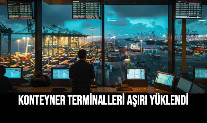 Konteyner Terminalleri Aşırı Yüklendi
