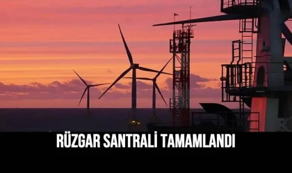 Rüzgar Santrali Tamamlandı
