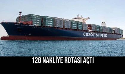 128 Nakliye Rotası Açtı