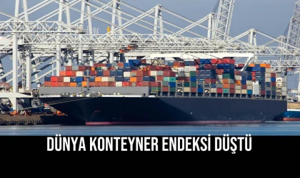 Dünya Konteyner Endeksi Düştü