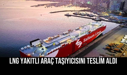 LNG Yakıtlı Araç Taşıyıcısını Teslim Aldı