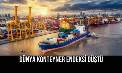 Dünya Konteyner Endeksi Düştü