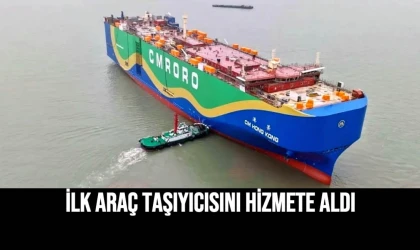 İlk Araç Taşıyıcısını Hizmete Aldı