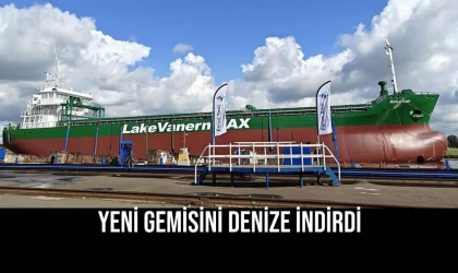 Yeni Gemisini Denize İndirdi