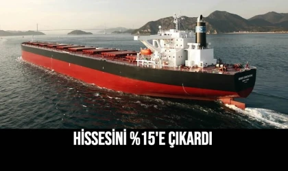 Hissesini %15'e Çıkardı
