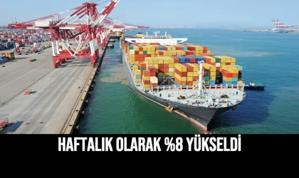 Haftalık Olarak %8 Yükseldi