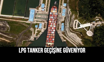 LPG Tanker Geçişine Güveniyor